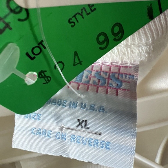 VTG Baby Guess 90s Striped AOP Jeans Denim and Shirt Set RARE NEW OLD STOCK Sz 7 - Picture 5 of 16